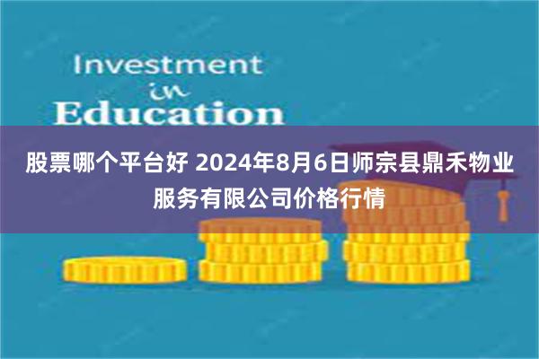 股票哪个平台好 2024年8月6日师宗县鼎禾物业服务有限公司价格行情