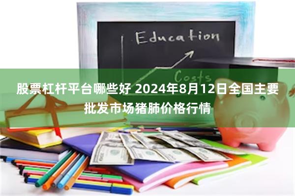 股票杠杆平台哪些好 2024年8月12日全国主要批发市场猪肺价格行情