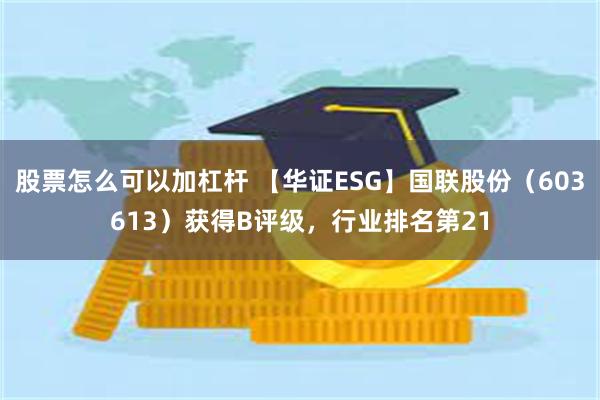 股票怎么可以加杠杆 【华证ESG】国联股份（603613）获得B评级，行业排名第21