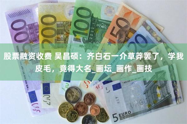 股票融资收费 吴昌硕：齐白石一介草莽罢了，学我皮毛，竟得大名_画坛_画作_画技